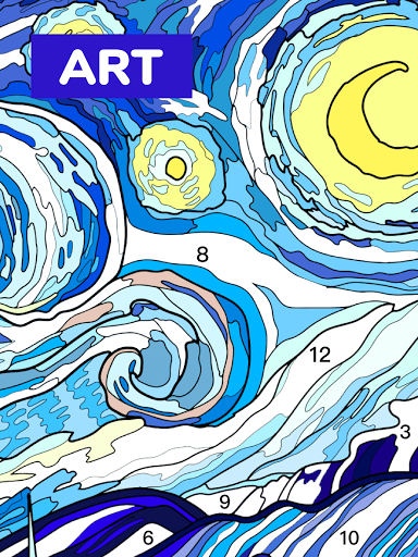 Calm Color - Color By Number