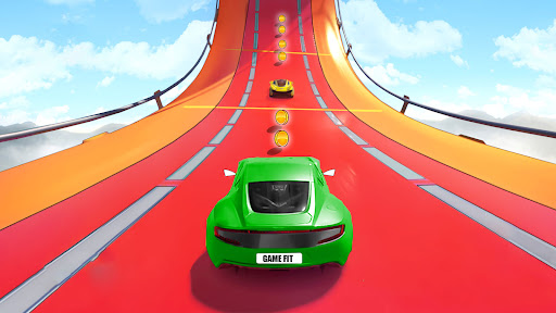 Superhero Car: Mega Ramp Games