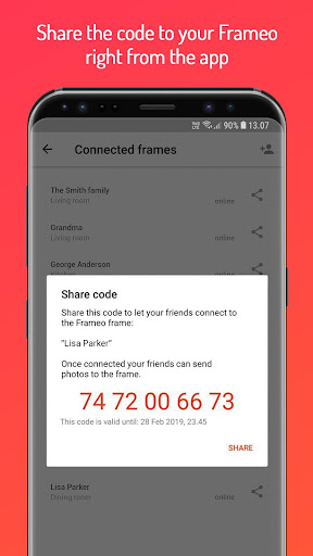 Frameo: Share to photo frames