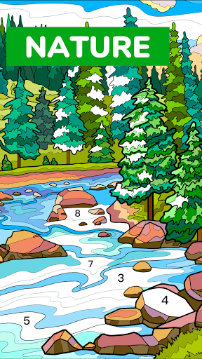 Calm Color - Color By Number