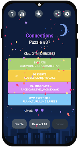 Connections: Group words