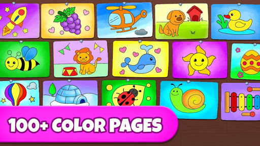 Coloring Games: Coloring Book, Painting, Glow Draw