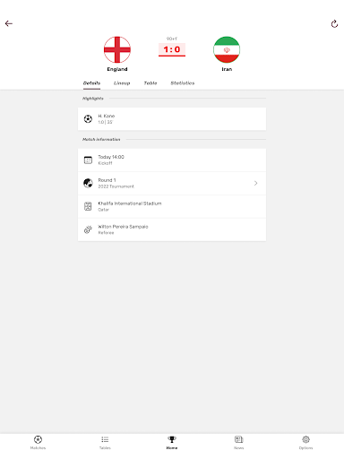 World Soccer Fixtures & Scores