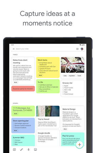 Google Keep - Notes and Lists