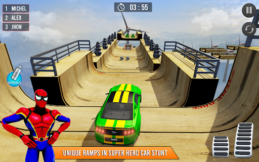 Mega Ramp Car Stunts Games
