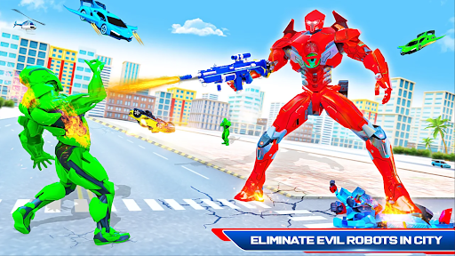 Shark Robot Car Transform Game