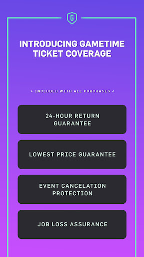 Gametime - Last Minute Tickets