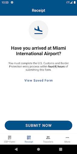 Mobile Passport Control