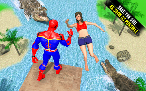 Superhero Rescue: Spider Games