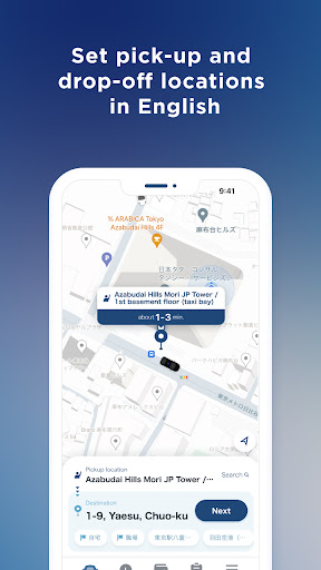 GO / Taxi app for Japan