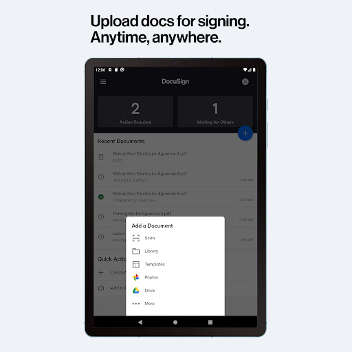 DocuSign - Upload & Sign Docs