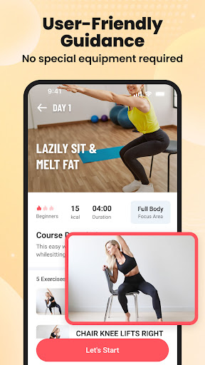 Lazy exercise at home