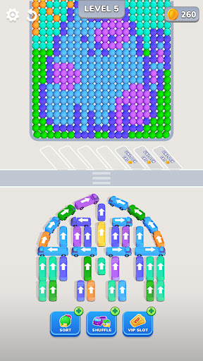 Bubble Bus: Parking Jam Puzzle