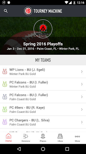 Tourney Machine - Tournament Schedules