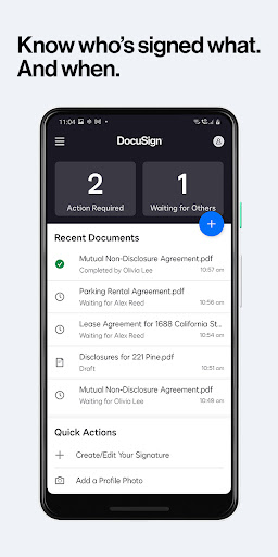 DocuSign - Upload & Sign Docs