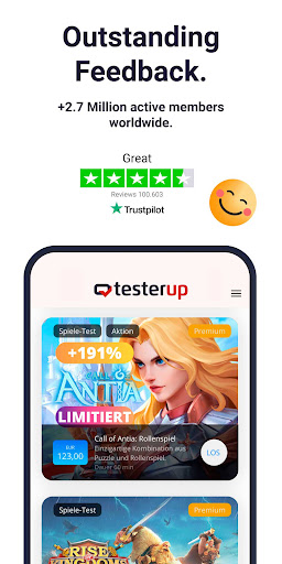 Testerup: Test & Earn Rewards