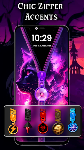 Zipper Lock Screen - Zip Lock