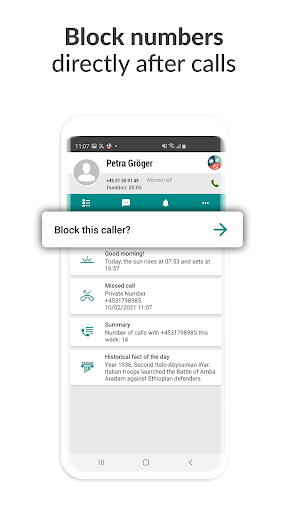 Call Name Announcer & Blocker