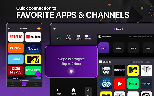 TV Remote Control for RokuTV