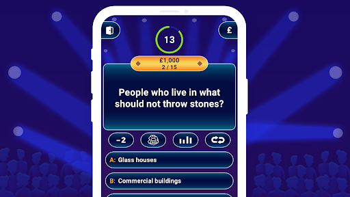 MILLIONAIRE TRIVIA Game Quiz