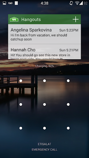 Hangouts Widget