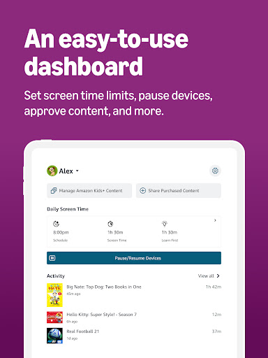 Amazon Kids Parent Dashboard