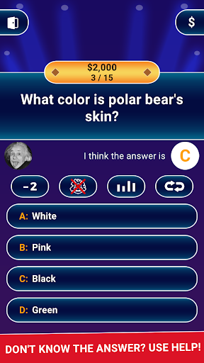 MILLIONAIRE TRIVIA Game Quiz