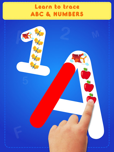 Glitter Number and letters coloring Book for kids