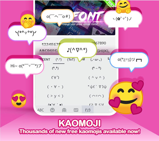 Kika Keyboard - Emoji, Fonts