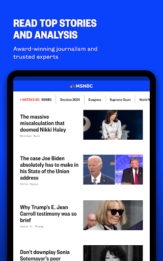 MSNBC: Watch Live & Analysis