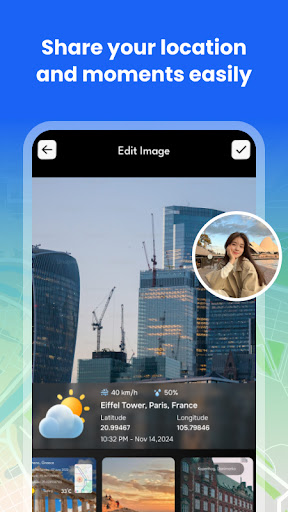 GPS Photo Location on Map