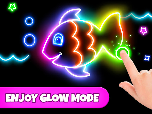 Coloring Games: Coloring Book, Painting, Glow Draw