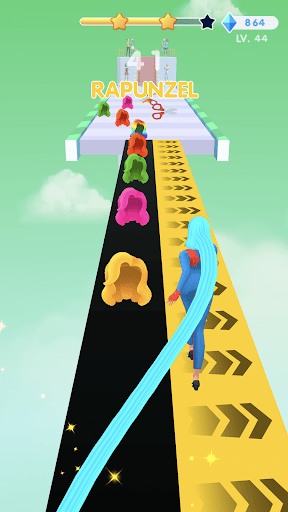 Dancing Hair - Music Race 3D