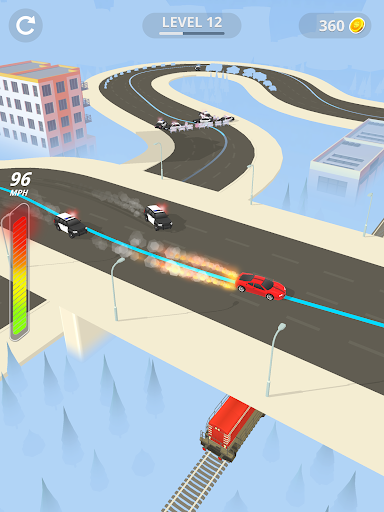 Line Race: Police Pursuit