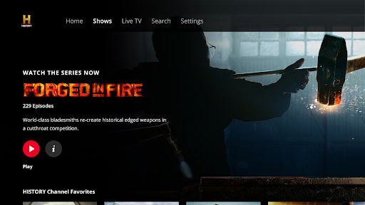 HISTORY: Shows & Documentaries