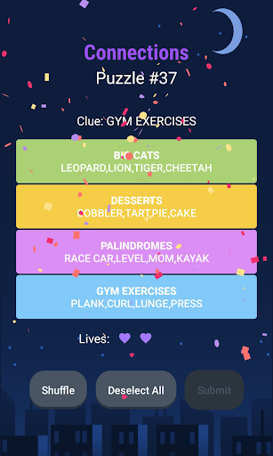 Connections: Group words