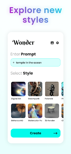 Wonder - AI Art Generator