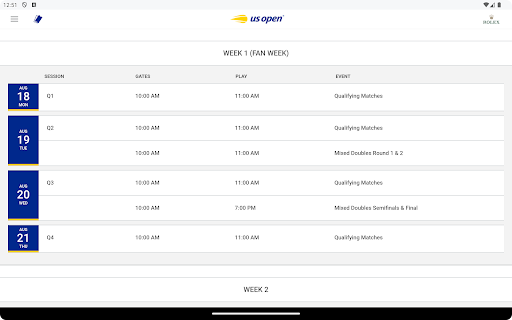 US Open Tennis Championships