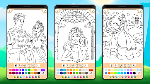 Princess Coloring Game