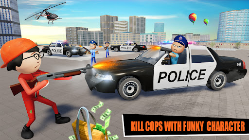 Stickman Giant Hero Crime City