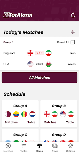 World Soccer Fixtures & Scores