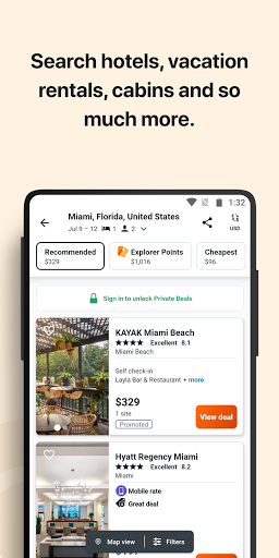 KAYAK: Flights, Hotels & Cars