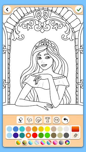 Princess Coloring Game