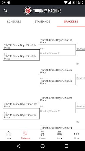 Tourney Machine - Tournament Schedules