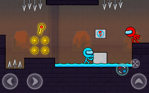 Red and Blue Stickman 2