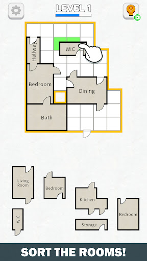 Room Sort - Floor Plan Game