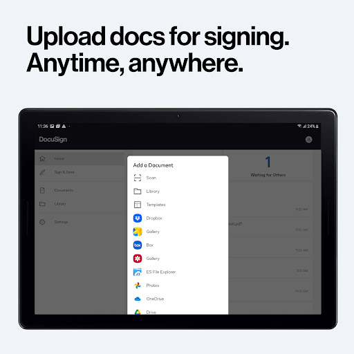 DocuSign - Upload & Sign Docs