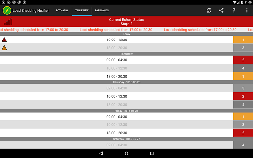 Load Shedding Notifier
