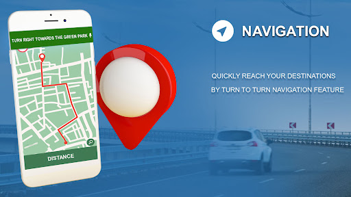 GPS Navigation: Road Map Route
