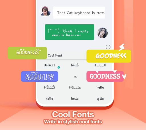 Kika Keyboard - Emoji, Fonts